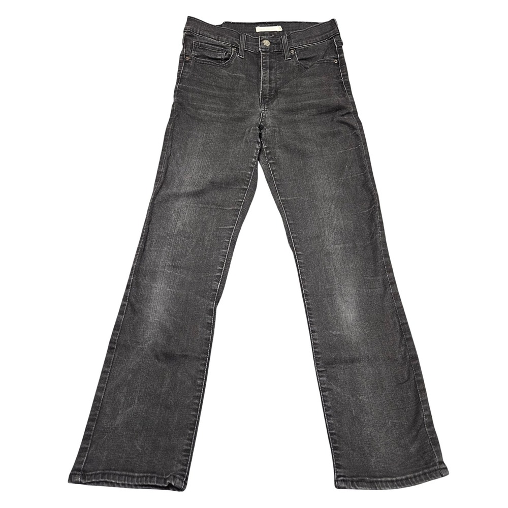 Levi's Women's Straight Leg Jeans in Charcoal Gray